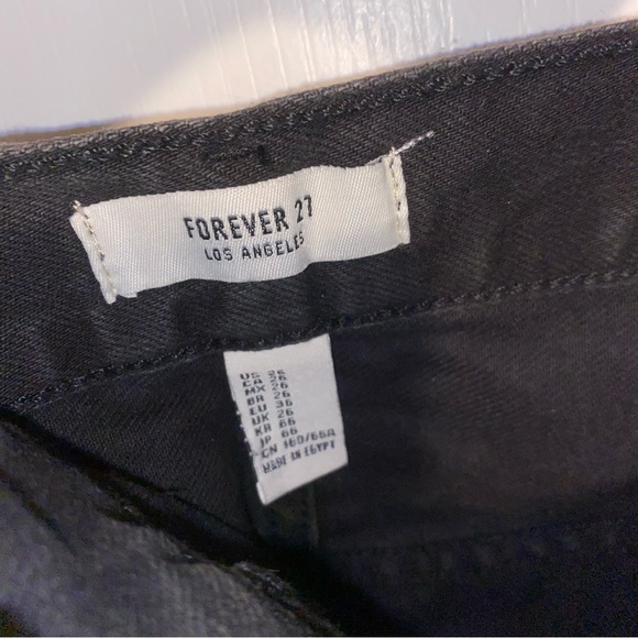 Forever 21 Black Denim Skirt! - Picture 2 of 3